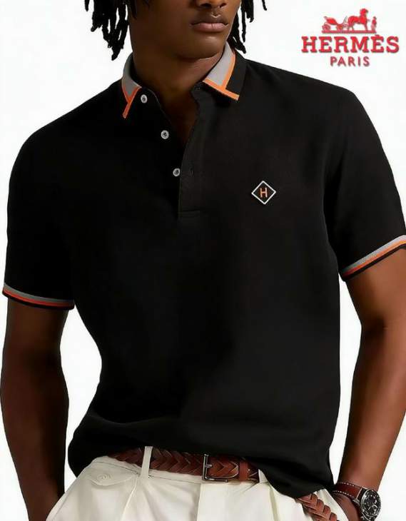 Picture of Hermes Polo Shirts Short _SKUHermesM-3XL12yx10427287